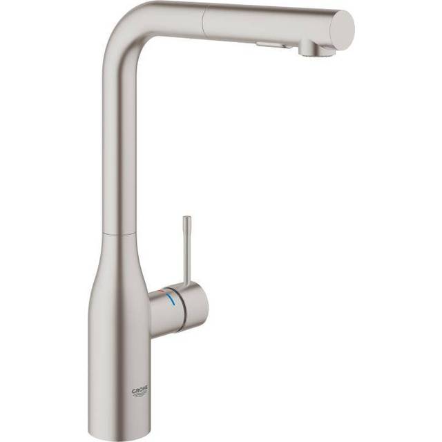 GROHE 30270DC0 | Essence enkelspak köksblandare | utdragbar komfort dubbel spray | Superstål