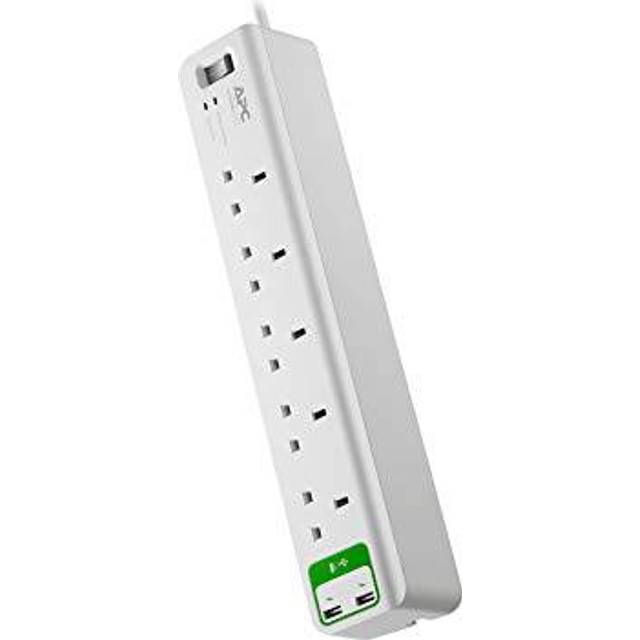 APC Essential SurgeArrest 5 outlets with 5V, 2.4A 2 port USB Charger