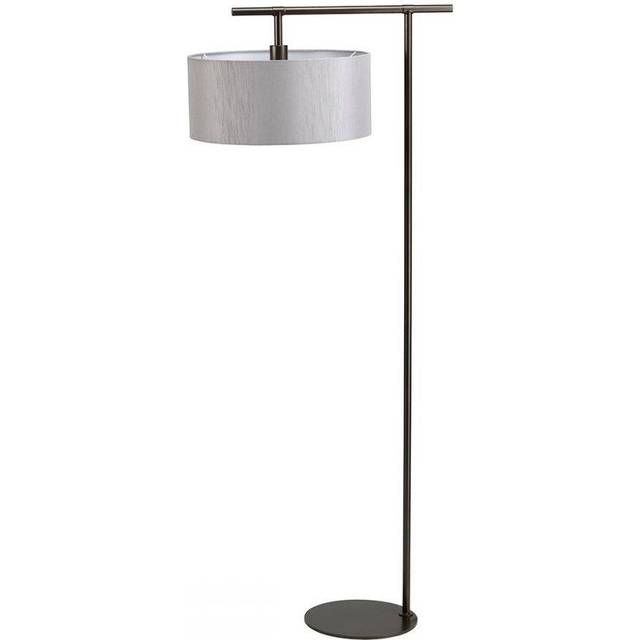 Elstead BALANCE/FL BRPB Balance 1 Light Floor Lamp Brown/Polished Bras