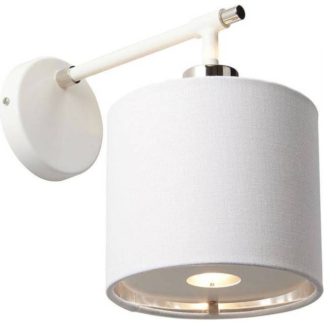 Elstead BALANCE1 WPN Balance 1 Light Wall Light White/Polished Nickel