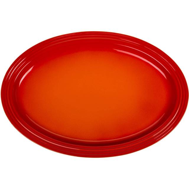 Le Creuset Le Creuset Signature stort serveringsfat 46 cm Mist gray - Grå