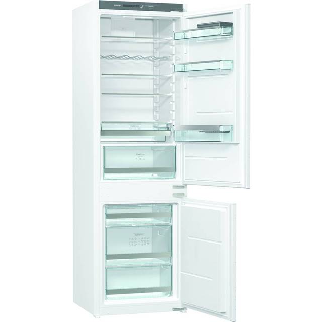 Gorenje NRKI4182A1 - Kylskåp/frys - bottenfrysskåp - inbyggd - fördjupning - bredd: 56 cm - djup: 56 cm - höjd: 177.5 cm - 248 liter - Klass F - vit