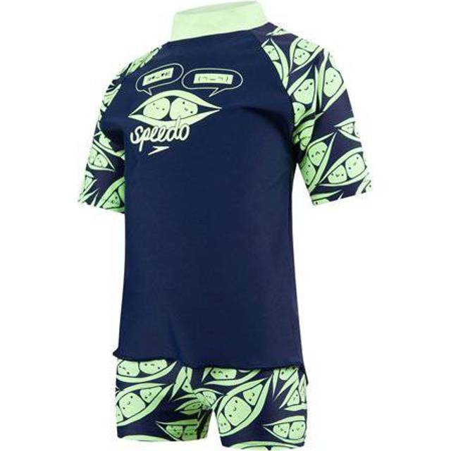Speedo essential boys sun protection set navy/bright zest