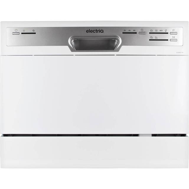 electriQ Mini Table Top Dishwasher | Freestanding | 6 place settings | White