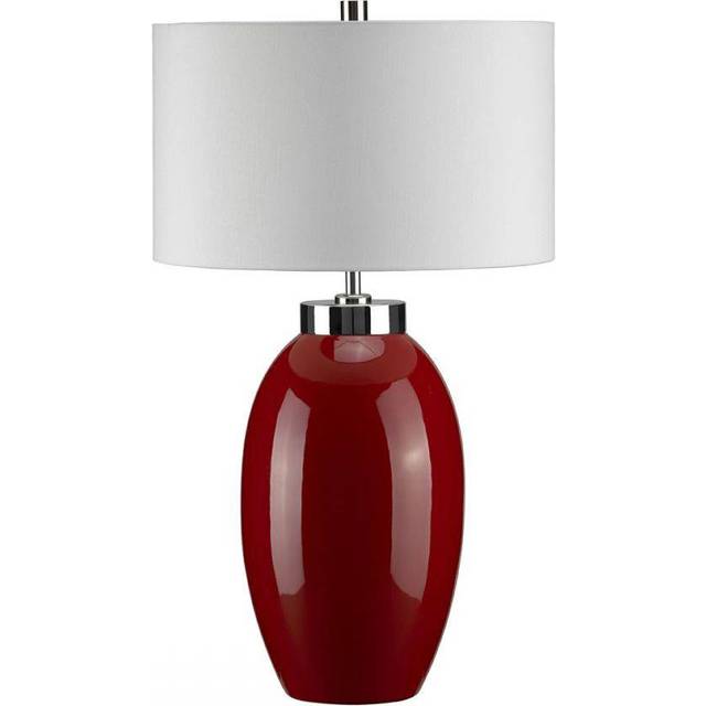 Elstead VICTOR SM/TL RD Victor 1 Light Small Table Lamp Red