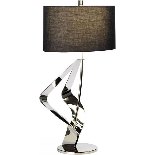 Elstead RIBBON/TL Ribbon Table Lamp Polished Nickel