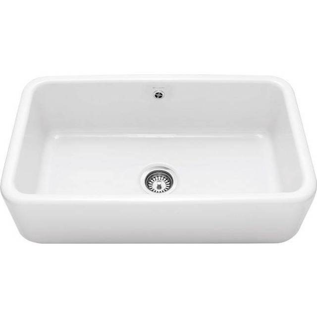 Caple CPBS800 Butler 80cm Single Bowl Ceramic Sink - WHITE