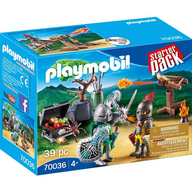 70036 Starter Pack Knight's Treasure Battle, Fun Imaginative Role-Play, PlaySets Suitable for Children Ages 4+