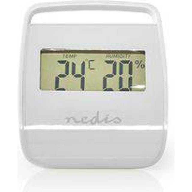 Nedis Termometer/Hygrometer, Inomhus, Vit