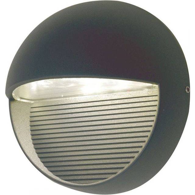 Elstead FREYR R Freyr Sp Round Outdoor 1 Light LED Wall Light Graphite