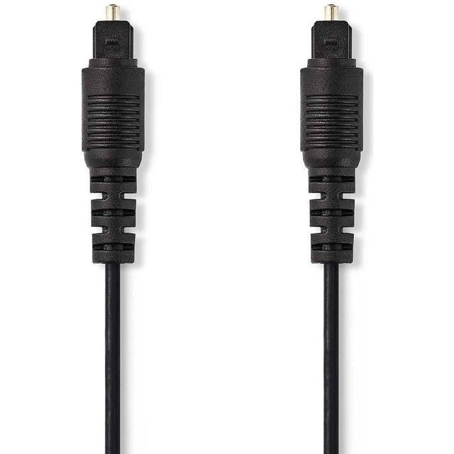Nedis 1m Optical TOS Cable Digital Audio HQ 4mm Lead GOLD for Soundbar/PS4/TV/Sky