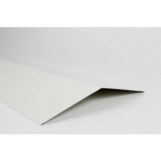 RIAS alu vinkelrygning til trapezplader, hvid, 1000 mm, 45 grader