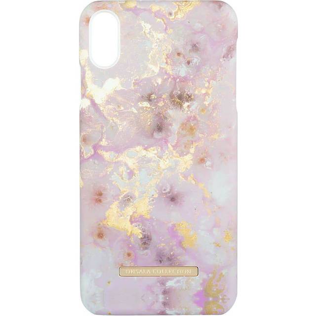 Onsala mobilskal till iPhone XS Max Soft RoseGold Marble