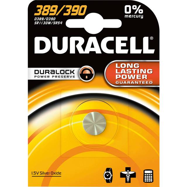 Duracell Batteri till klocka 389/390 Knappcell 1,5 V
