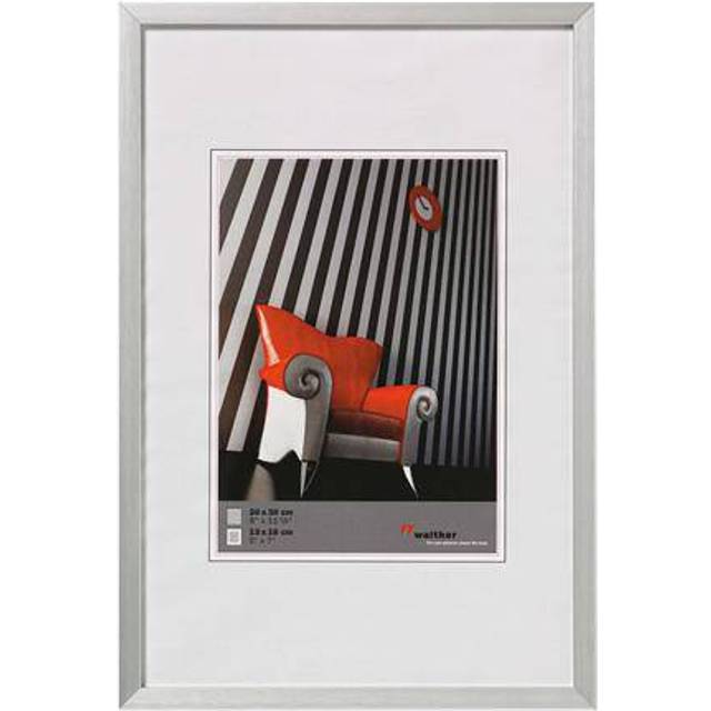 walther design tavelram stål 50 x 70 cm aluminiumstol aluminiumram AJ070D