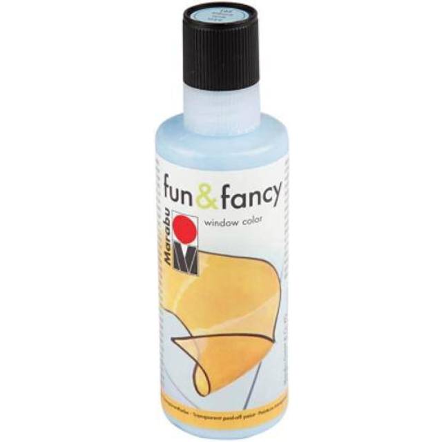 Marabu window colour fun & fancy glass spray paint 80ml arctic blue