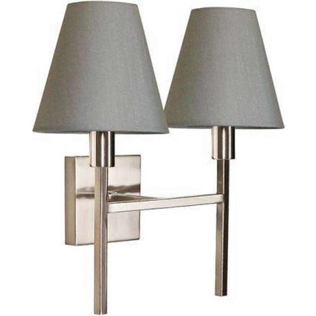 Elstead LUCERNE 2LT Lucerne 2 Light Wall Light Brushed Nickel