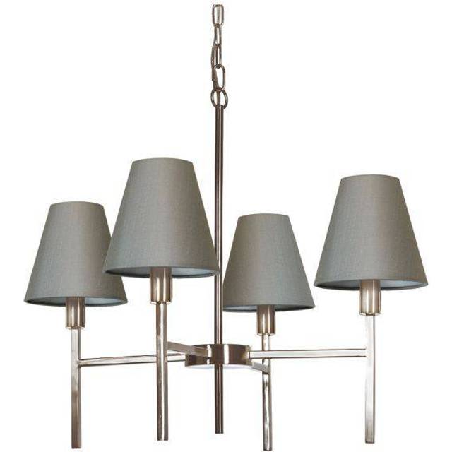 Elstead LUCERNE 4LT Lucerne 4 Light Chandelier Brushed Nickel