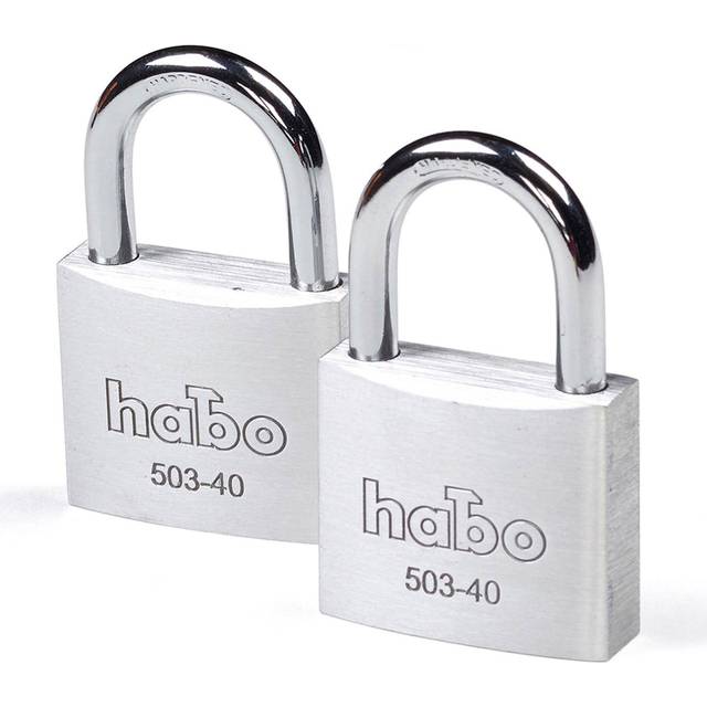 Hänglås 503-40, Aluminium, Habo 17323