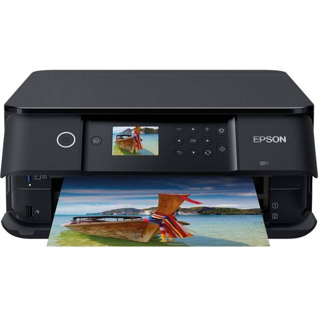Epson Expression Premium XP-6100 Wi-Fi All-In-One Printer, Black