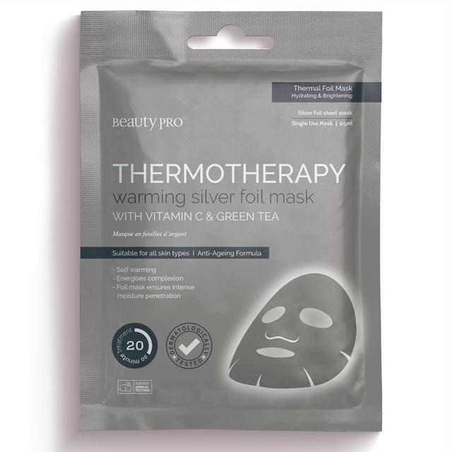 Beauty Pro Thermotherapy Warming Silver Foil Mask 25ml