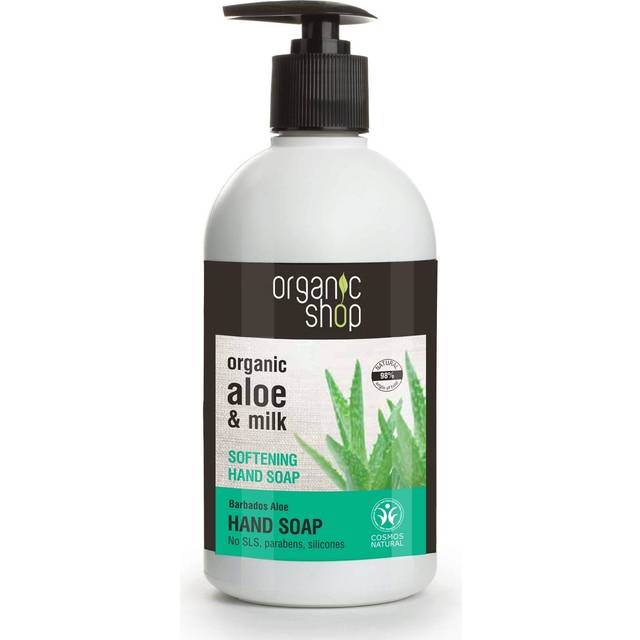 Organic Shop Organic Aloe & Milk Vårdande flytande handtvål 500 ml