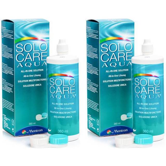 SoloCare Aqua linsvätska 2 x 360 ml