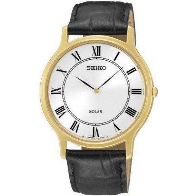 Seiko Watch Solar Mens - White