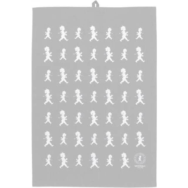Solstickan Design Solstickan kökshandduk 50x70 cm Grå-vit