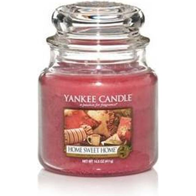 Home Sweet Home® Original Large Jar Candle Yankee Candle, Pink, 10.7cm x 16.8cm | Sweet & Spicy (10.7cm x 16.8cm)