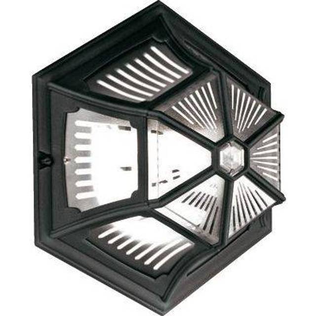 Elstead PR12 BLACK Parish Flush Lantern Black