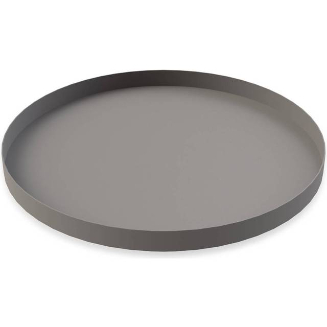Rund bricka 30 cm, grey - Grå