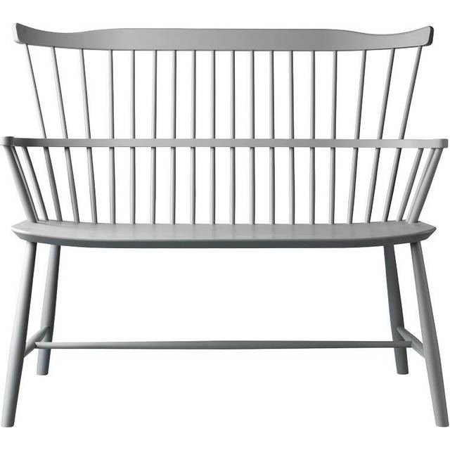 FDB Møbler - J52D Bench - schwarz/lackiert/LxBxH 106,5x61,6x90,1cm/Maximale Traglast 200kg - black (90.1 x 106.5 x 61.6cm)