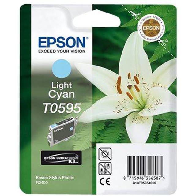 Epson Singlepack Light Cyan T0595 Ultra Chrome K3
