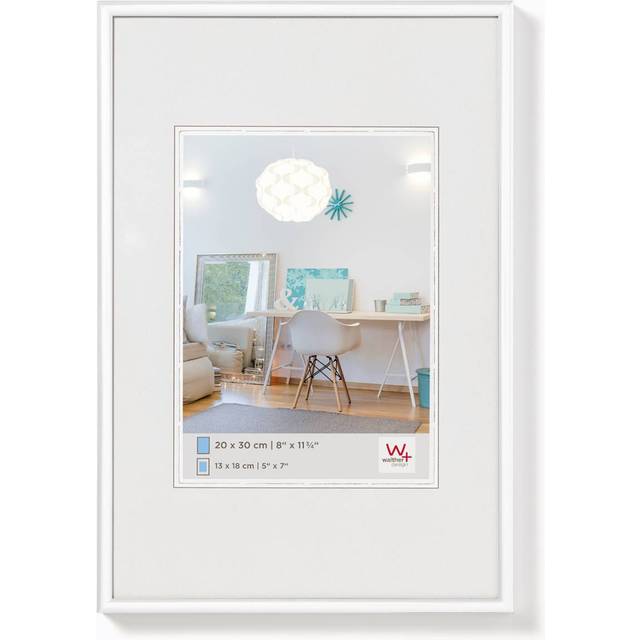 Walther Design Picture Frame New Lifestyle 40x60cm Silver Wall Photo Poster