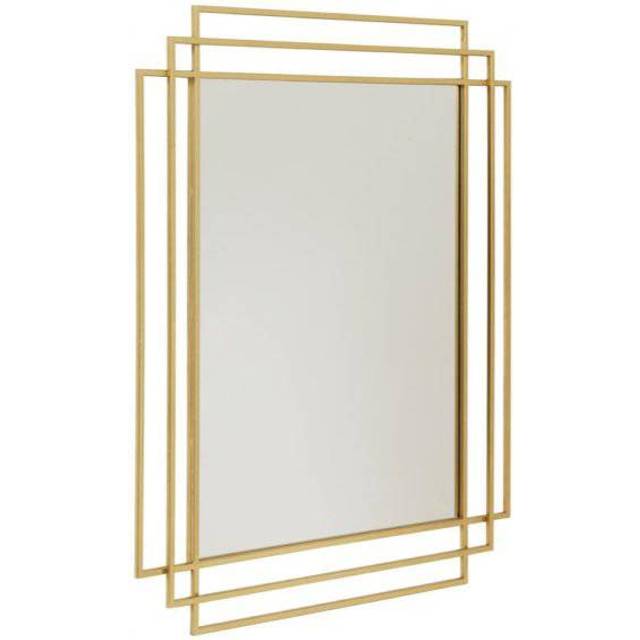 NORDAL SQUARE SPEJL I JERN GULD FINISH - 97