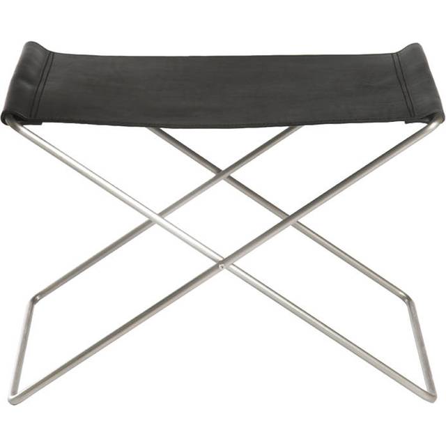 OX Denmarq OX Stool pall Läder svart, rostfritt stål - Svart