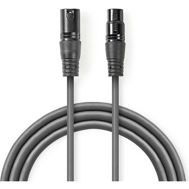 NEDIS XLR 3 pin male to XLR 3 pin female 10m
