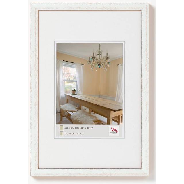 Peppers wooden frame 40x60 polar white