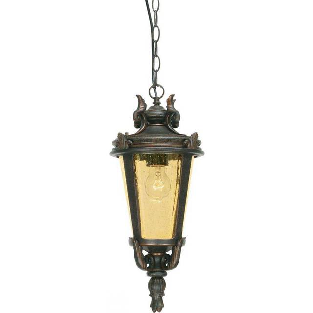 Elstead BT8/M Baltimore Medium Chain Lantern Weathered Bronze