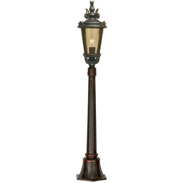 Elstead BT4/M Baltimore Outdoor 1 Light Pillar Weathered Bronze