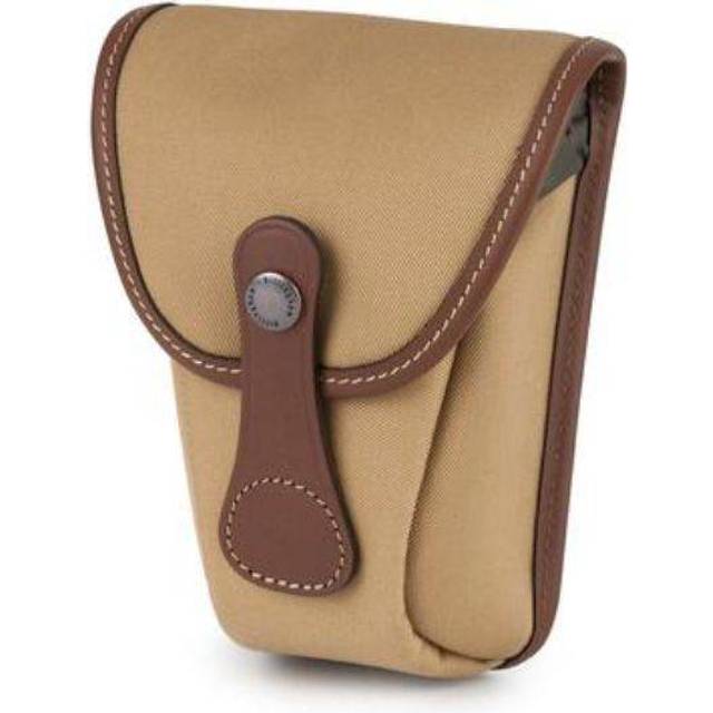 Billingham avea 7 compact end pouch pocket - black canvas + black (uk stock)