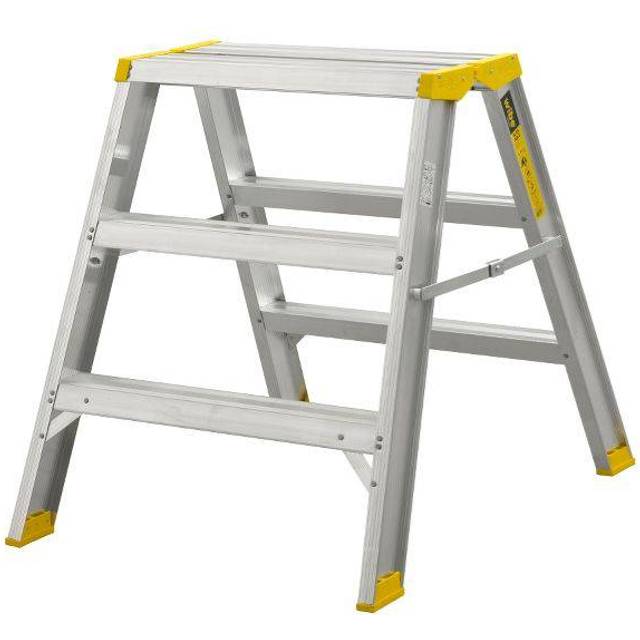 W.steps 55AB Stegpall med certifierat aluminium 3-steg