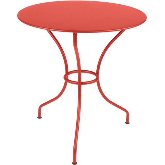 Fermob - Opéra+ Pedestal Table Ø 67 cm, Cotton White - Matbord utomhus - Vit - Metall