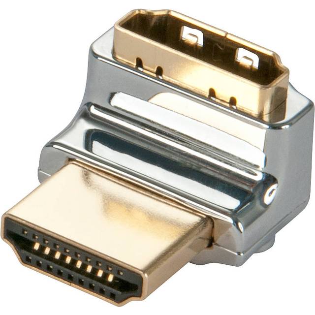 CROMO HDMI Male to HDMI Female 90 Degree Right Angle Adapter - Up