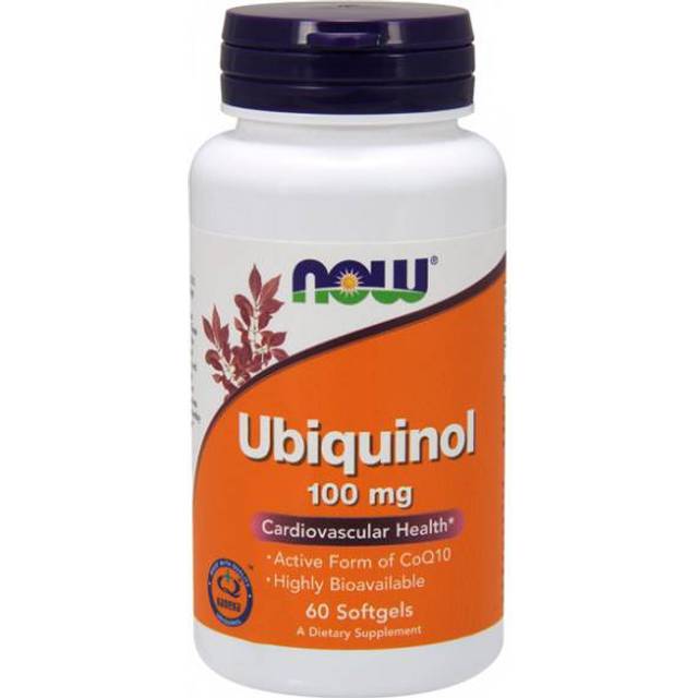 NOW Foods Ubiquinol 100 mg mjuka kapslar
