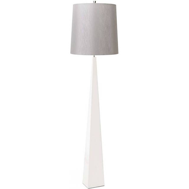 Elstead ASCENT/FL PN Ascent 1 Light Floor Lamp Polished Nickel