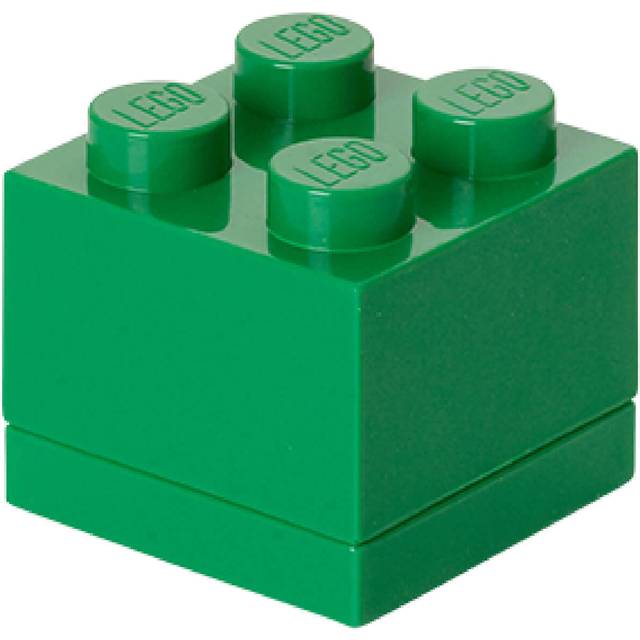 Lego Brick Lunch Box Green, 4.5 X 4.5 X 4 Cm Verde 4.5 X 4.5 X 4 Cm