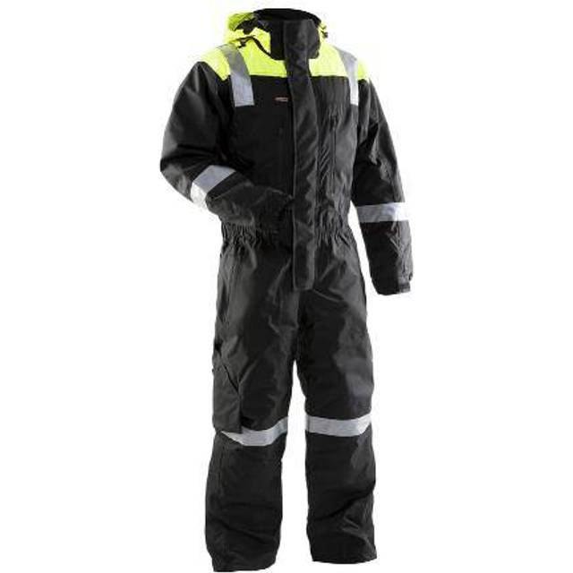 BLÅKLÄDER Vinteroverall 67871977 (Längd: Standard Kulör: Svart / Varselgul Storlek: C56)