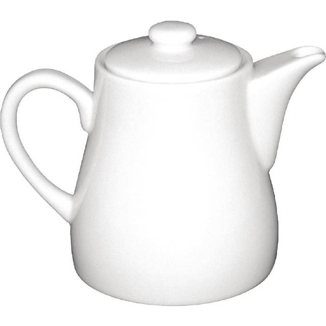 Olympia Whiteware Teapots 483ml (Pack of 4)